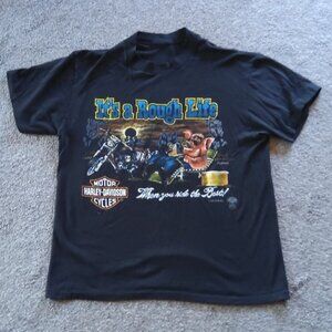 HARLEY DAVIDSON BLACK T SHIRT